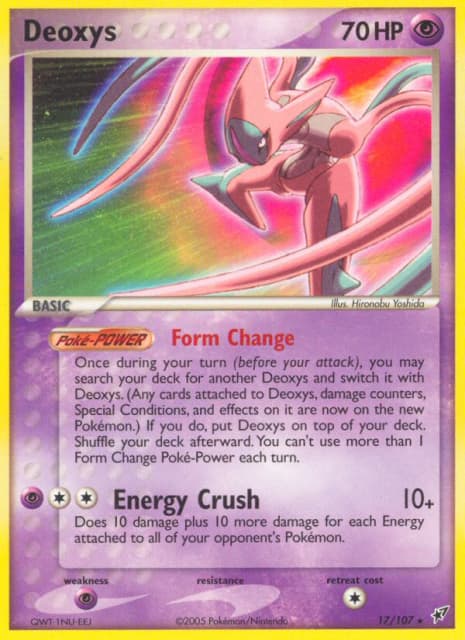 Deoxys (Reverse Holofoil) (17) — Deoxys