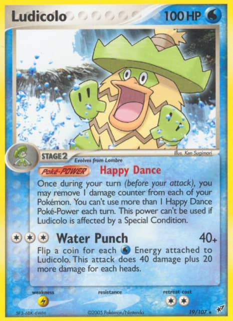 Ludicolo (Reverse Holofoil) (19) — Deoxys