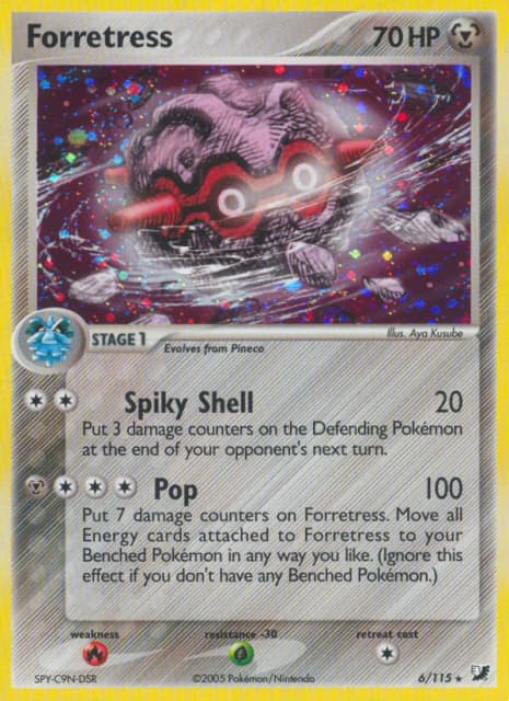 Forretress (Holofoil) (6) — Unseen Forces