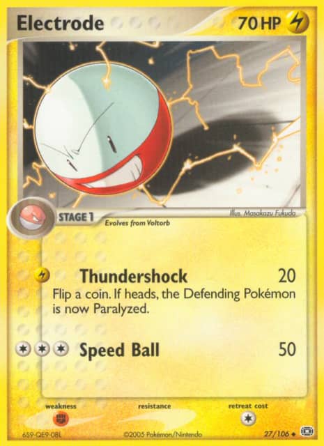 Electrode (Reverse Holofoil) (27) — Emerald