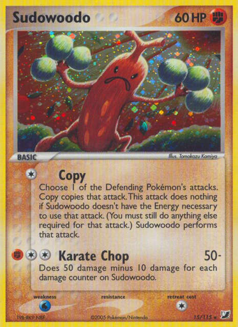 Sudowoodo (Holofoil) (15) — Unseen Forces