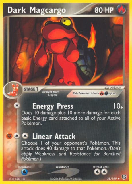 Dark Magcargo (38) — Team Rocket Returns
