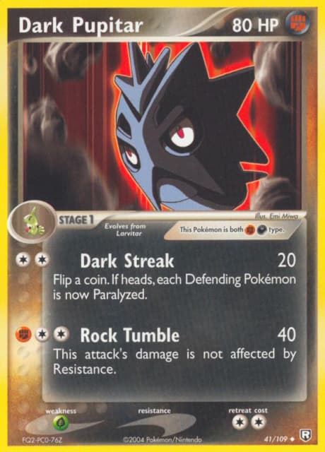 Dark Pupitar (Takashi Yoneda) (41) — Team Rocket Returns