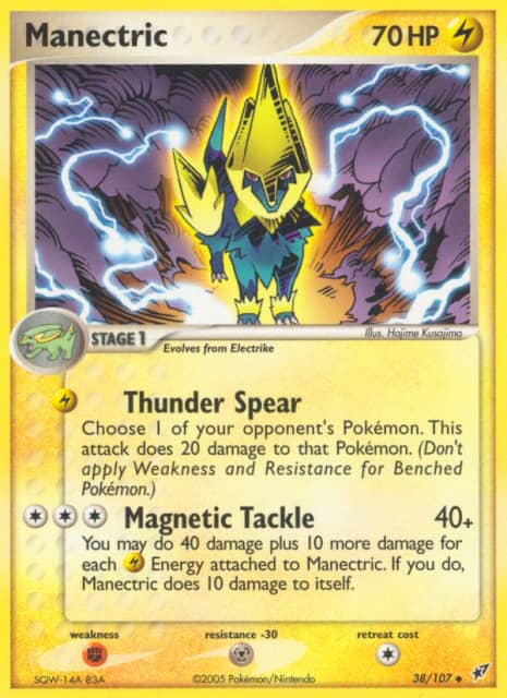 Manectric (Reverse Holofoil) (38) — Deoxys