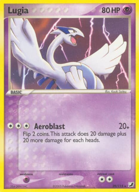 Lugia (Pokemon Rocks America Stamp) (29) — Unseen Forces