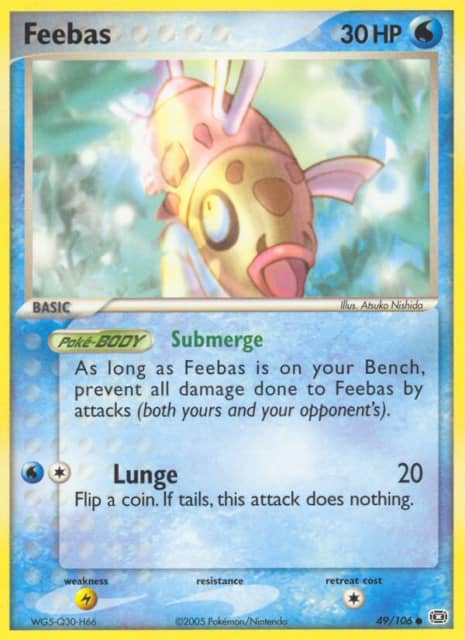 Feebas (Reverse Holofoil) (49) — Emerald