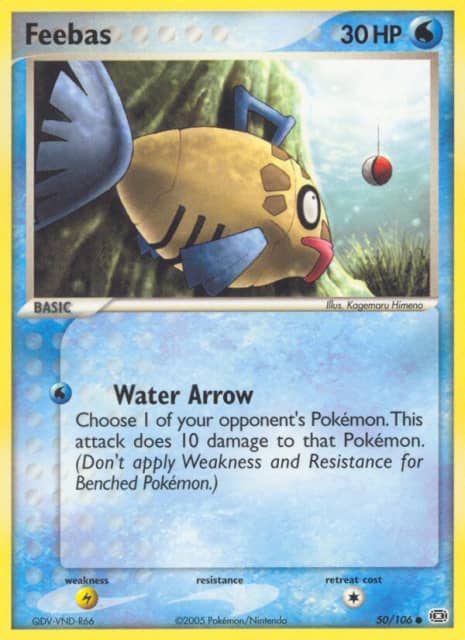 Feebas (Reverse Holofoil) (50) — Emerald