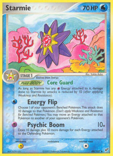 Starmie (Reverse Holofoil) (48) — Deoxys