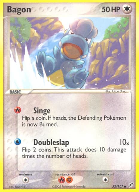 Bagon (Reverse Holofoil) (52) — Deoxys