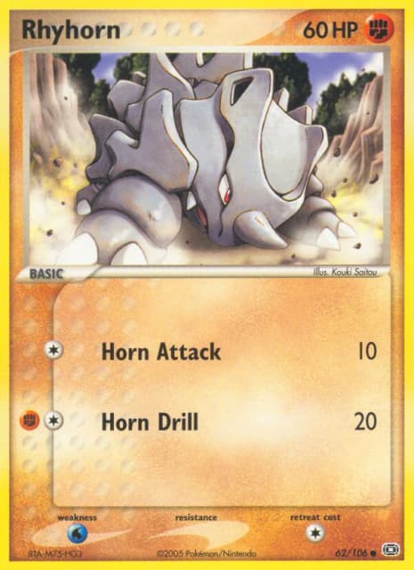 Rhyhorn (62) — Emerald