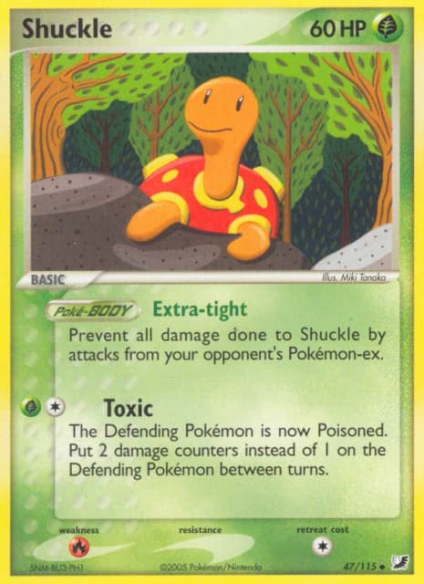 Shuckle (Reverse Holofoil) (47) — Unseen Forces