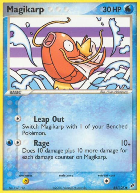 Magikarp (Reverse Holofoil) (64) — Deoxys