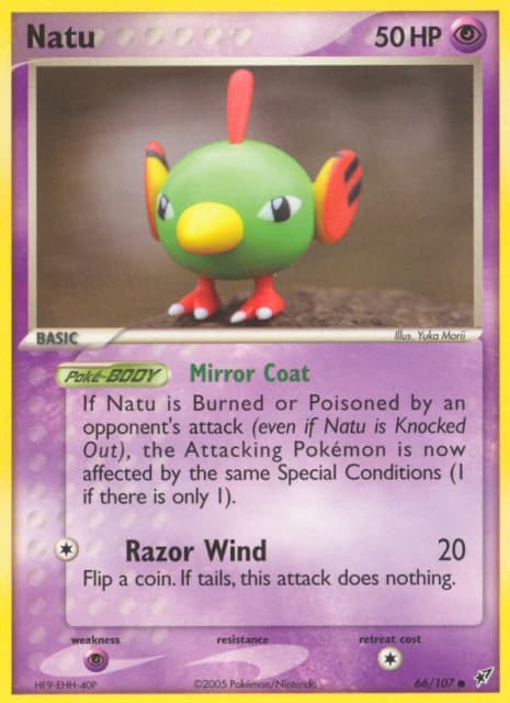 Natu (Reverse Holofoil) (66) — Deoxys