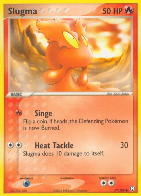 Slugma (Reverse Holofoil) (77) — Team Rocket Returns