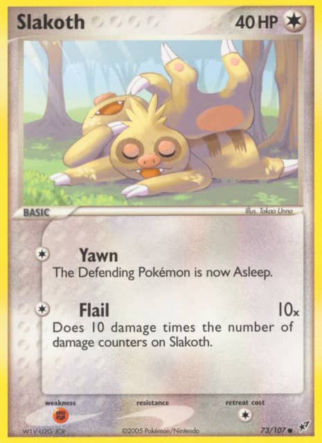 Slakoth (Reverse Holofoil) (73) — Deoxys