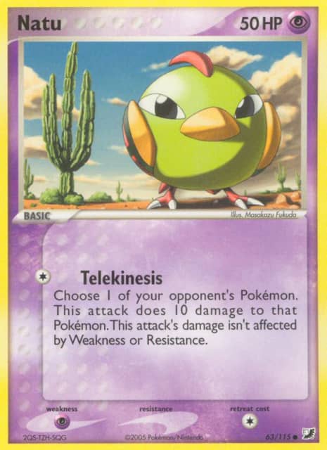 Natu (Reverse Holofoil) (63) — Unseen Forces