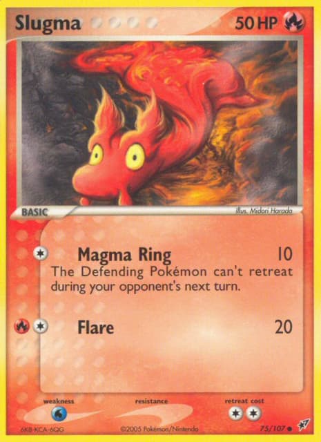 Slugma (Reverse Holofoil) (75) — Deoxys