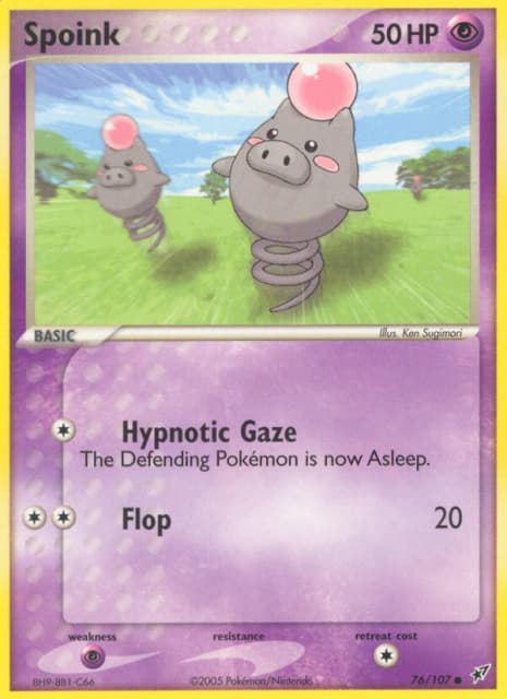 Spoink (Reverse Holofoil) (76) — Deoxys