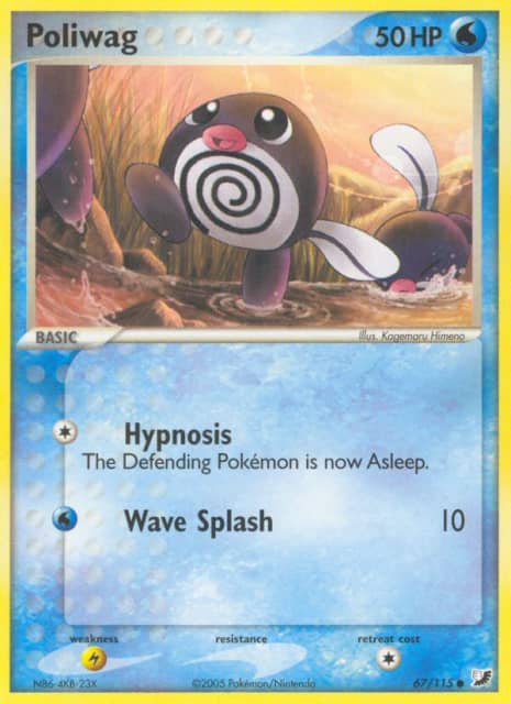 Poliwag (Reverse Holofoil) (67) — Unseen Forces