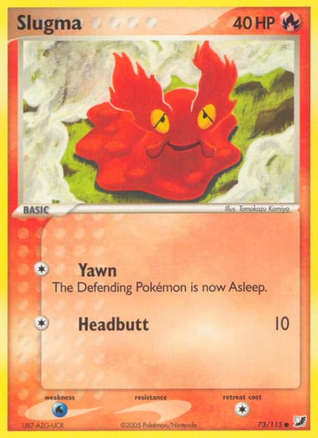 Slugma (Reverse Holofoil) (73) — Unseen Forces