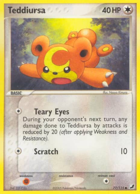 Teddiursa (Reverse Holofoil) (77) — Unseen Forces