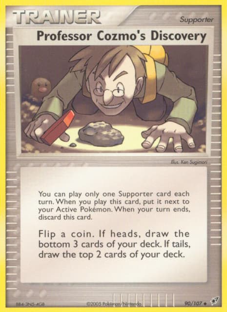 Professor Cozmo's Discovery (Reverse Holofoil) (90) — Deoxys