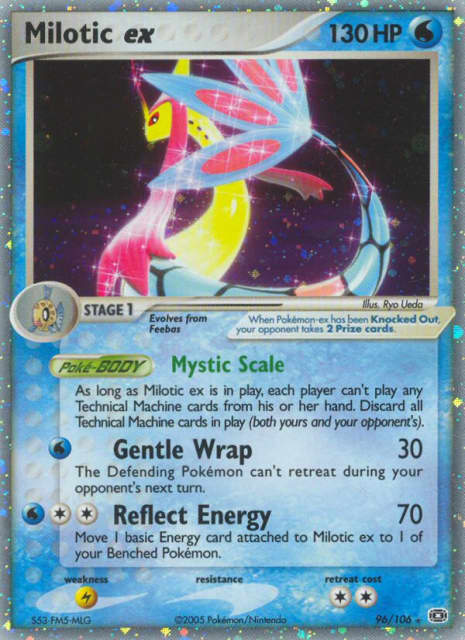 Milotic ex (Holofoil) (96) — Emerald