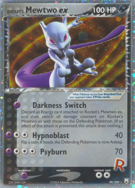 Rocket's Mewtwo ex (Holofoil) (99) — Team Rocket Returns