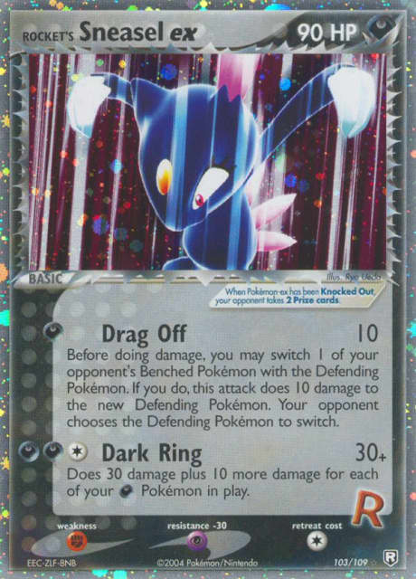 Rocket's Sneasel ex (Holofoil) (103) — Team Rocket Returns