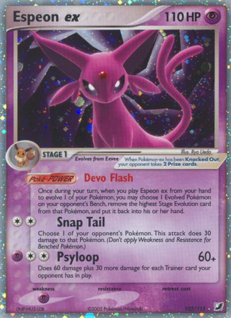 Espeon ex (Tom Roos) (102) — Unseen Forces