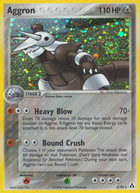 Aggron (Reverse Holofoil) (2) — Legend Maker