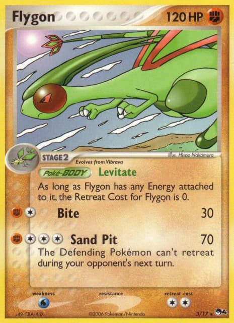 Flygon (Holofoil) (3) — POP Series 4
