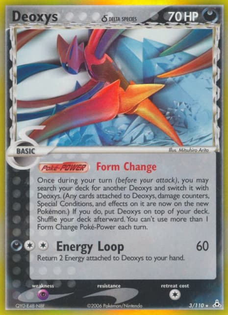 Deoxys δ (Reverse Holofoil) (3) — Holon Phantoms