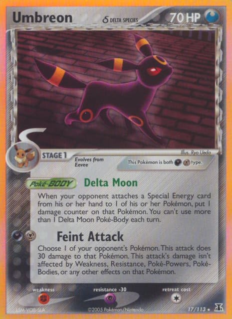 Umbreon δ (Reverse Holofoil) (17) — Delta Species