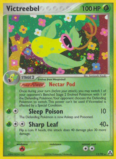 Victreebel (Reverse Holofoil) (13) — Legend Maker