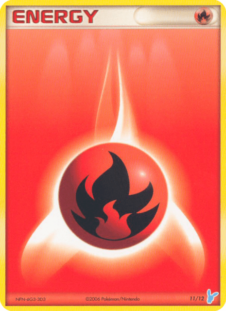 Fire Energy (11) — EX Trainer Kit 2 Minun