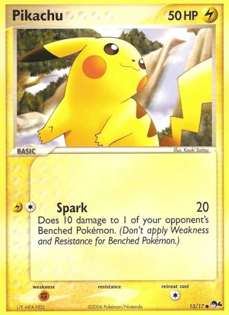 Pikachu (Holofoil) (13) — POP Series 4