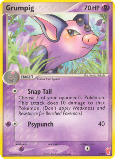 Grumpig (3) — EX Trainer Kit 2 Plusle