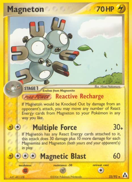Magneton (Reverse Holofoil) (22) — Legend Maker