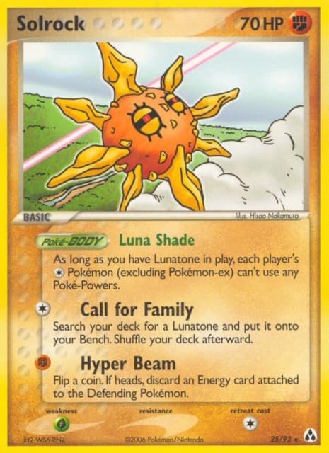 Solrock (Reverse Holofoil) (25) — Legend Maker