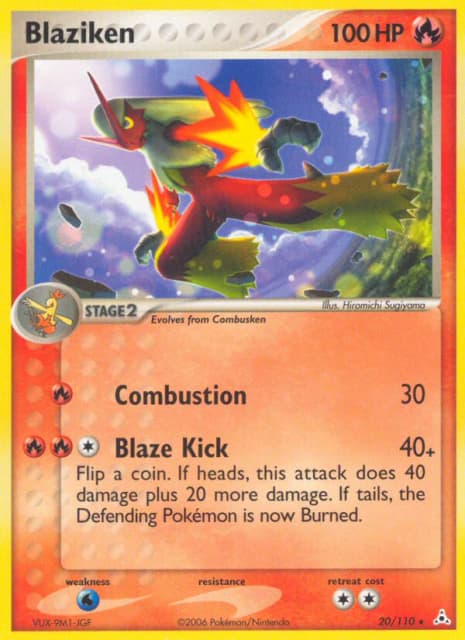 Blaziken (Reverse Holofoil) (20) — Holon Phantoms