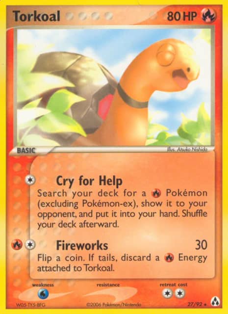 Torkoal (Reverse Holofoil) (27) — Legend Maker