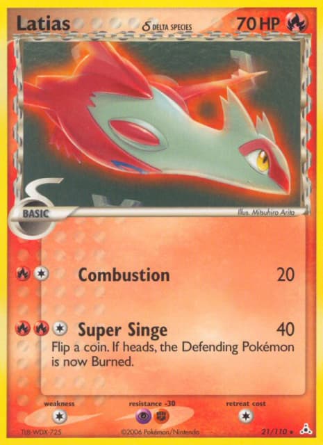 Latias δ (Holofoil) (21) — Holon Phantoms