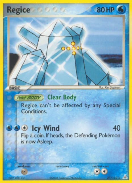 Regice (Reverse Holofoil) (27) — Holon Phantoms