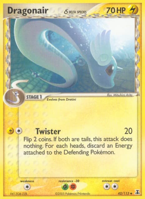 Dragonair δ (Reverse Holofoil) (42) — Delta Species