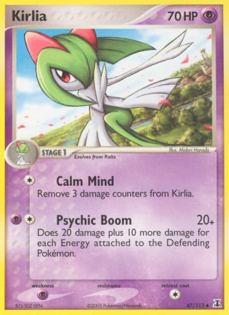 Kirlia (Reverse Holofoil) (47) — Delta Species