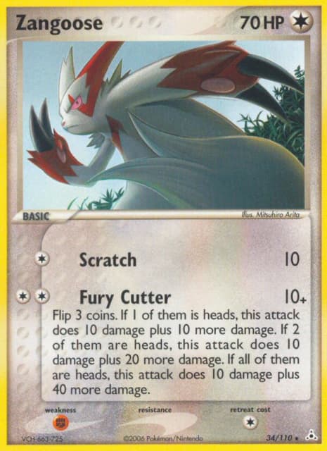 Zangoose (34) — Holon Phantoms