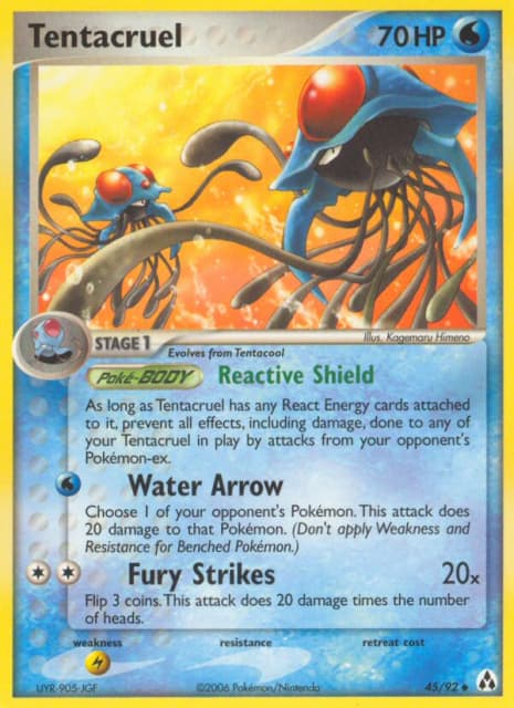 Tentacruel (Prerelease Stamp) (45) — Legend Maker