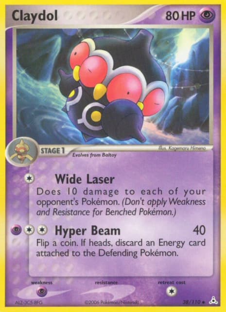 Claydol (Reverse Holofoil) (38) — Holon Phantoms