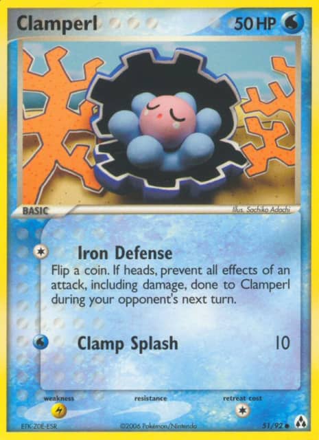 Clamperl (Reverse Holofoil) (51) — Legend Maker